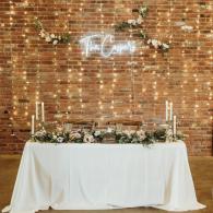 Hannah + David Sweetheart Table 